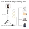 LED Ring Fill Light Dimmable Selfie Fill Lamp Phone Bracket And Stand Tripod Table Ring Light