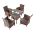 Import leisure outdoor furniture Rattan chair rattan garden chair wood rattan nordic chair from China