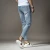 Import letter slim men pants jeans cotton Breathable clothes men  jeans skinny from China