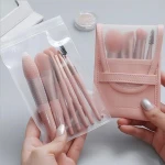 LFY Cute small make up kit in foundation/blush/powder cosmetics set portable 7PCS Makeup Brushes Makeup bag