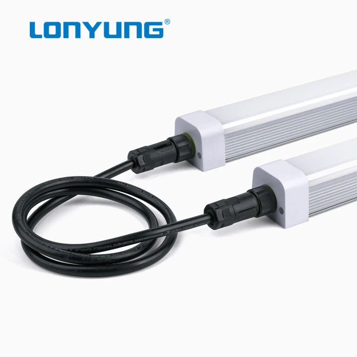 Linkable Led Linear Light IP65 Mini Tri Proof Waterproof 8Ft Led Tube Light Fixture With ETL TUV CE Certification