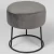 Import Living Room Furniture Modern Design Metal Legs Stool Ottoman from China