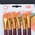 Import Longyu 6 Pcs/Set Watercolor Gouache Paint Brushes skewed peak Shapes Tip Nylon Hair Painting Brush Set Art Manufacturers from China