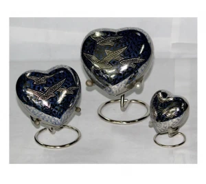 Low Price Best Selling Designer Heart Keepsake Cremation Urn from India
