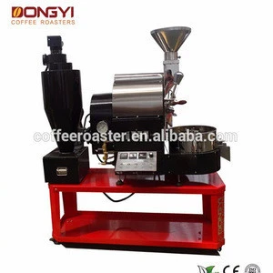 low price small coffee roaster with worktable/ electric&gas coffee roaster 1kg