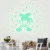 Import Luminous Rainbow Color Moon Wall Sticker Wings Unicorn Glowing Wall Mural Cartoon Children Room Decoration from China