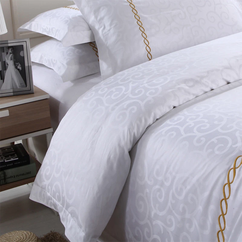 Luxury 100% Cotton hotel  Bedding set Comforter Duvet Cover