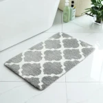 Luxury Fluffy Bathroom Rugs, Super Elastic Soft Thick Plush Bath Mat, Non-Slip Water Absorbent, Easier to Dry, Durable Shaggy