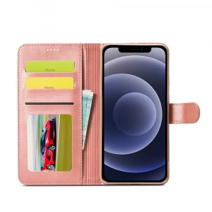 Luxury Genuine Leather Wallet Flip Cover Mobile Phone Cases for iphone 12 11 Bags With Card Holder