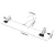 Import Luxury Metal Clothes Hangers With Clips Skirt Pant Clip Hangers from China
