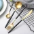 Import Luxury Portable Kitchen Silver, Black, Rose Gold Flatware and Cutlery For Hotel from China