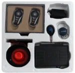 Luxury Value car alarm OCTOPUS VEHICLE SECURITY SYSTEM one way AUTO ALARM kit keyless entry