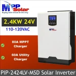 (LV-MSD) 4800w 110vac 24v Solar inverter + 80A mppt solar charge + 60A battery charger ( for USA , Canada , North America)