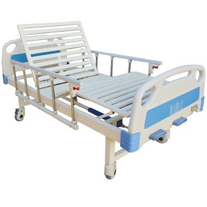 Manual medical Appliances household use hospital bed with wheels