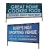 Import Manufacture customised size digital printing vinyl material banner from China