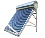Manufacture Heater Homemade Solar Water Heaters Rooftop Vacuum Tube Stainless Steel 165L