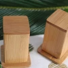 Manufacturers direct quality carbonized bamboo Chinese toothpick box with a cover toothpick cylinder