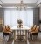 Import Marble dining table and chair combination modern simple small apartment household dining table from China