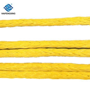 Marine Supply 12 Strand UHMWPE Synthetic Winch Rope dock line