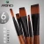 Import Martol G1706A G1706B 6pcs/set wooden handle nylon hair professional artist oil acrylic watercolor gouache paint brush set from China