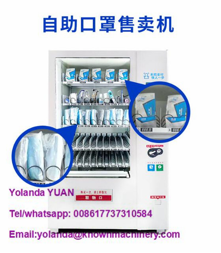 Buy Mask Vending Machine Medical Goods Automatic Sale Machine Beverage ...