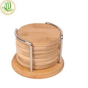Mats Pads Tableware coffee coasters laminated mat bamboo coaster