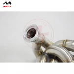 Mertop SS321 3mm Steam Pipe manifold for Toy*ta 1JZGTE VVTi T3/T4 Twinscroll exhaust manifold