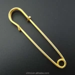 Metal Decorative Safety Pins Blank Base Brooch Antique Bronze 38/50/60mm Brooch Pin