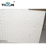 Mineral fiber Materials used for False Ceiling in China