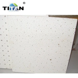 Mineral fiber Materials used for False Ceiling in China