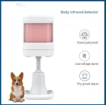 Mini Body Sensor Security Infrared Detector Wireless Infrared Alarm with Graffiti Alarm System