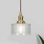 Import mini hand blown clear green glass lamp shade pendant lighting Chandelier from China