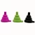 Import Mini Kitchen Gadgets Silicone Collapsible Funnel flexible high quality small size silicon funnels from China