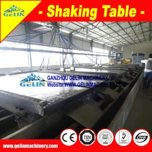 Mining equipment shaking table for antimony,gold, copper, lead, nickel, cobalt, Mo, molybdenum,