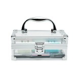 MLD-AC2094 Transparent lightweight aluminum acrylic carrying case for nail cosmetics