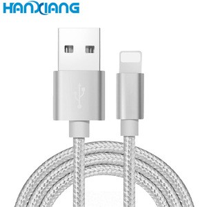 Mobile Phone Accessories Leather 2a Super Fast Charging Transfer Micro USB Data Cable For Iphone, Mobile Phone Accessories