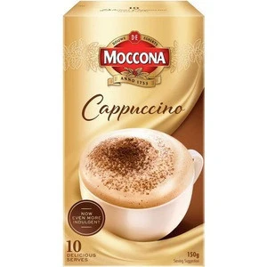 Moccona Coffee Strong Cappuccino Instant Coffee Sachets 10 pack 150g