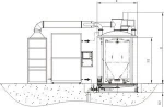 Model ZLXH-2000 High-efficient Bin Cleaning Machine