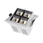 Modern indoor lighting white aluminum bathroom living room kitchen led high ceiling spotlights