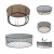 Import Modern Multi Functional Design Living Room Furniture 3 Piece Tempered Glass Top Metal Round Side Table And Coffee Tables Set from China