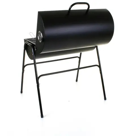 Modern Style Smokeless grill cylinder oil drum grill commercial garden bbq grill for outdoor