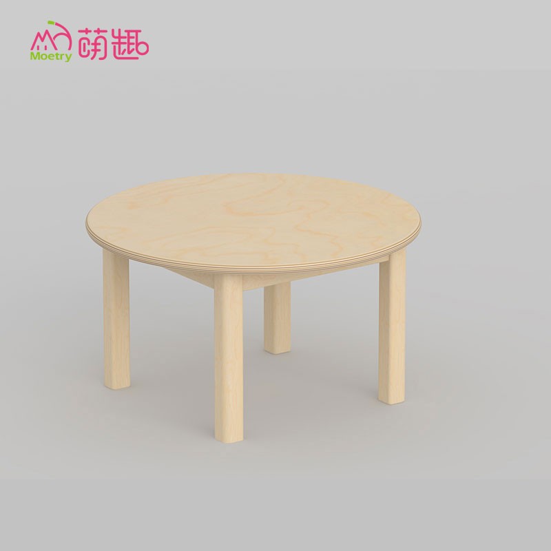 Moetry  TUV Certificated Wood Child Care Furniture Comfortable School Tables And Chairs Company