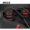 Mole Comfortable Men Women Bike Seat Foam Padded Leather Wide Bicycle Saddle Cushion with Taillight, Waterproof