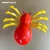 Import Momovalley good price 6W 12V LED Red 3D scary spider garden light Halloween decoration on ground leaf surfaces or walls from China