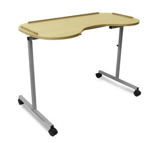 Moveable Hospital Adjustable Over Bed and Over Chair Table