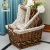 Import Multi-functional willow and woodchip woven storage basket with liner from China