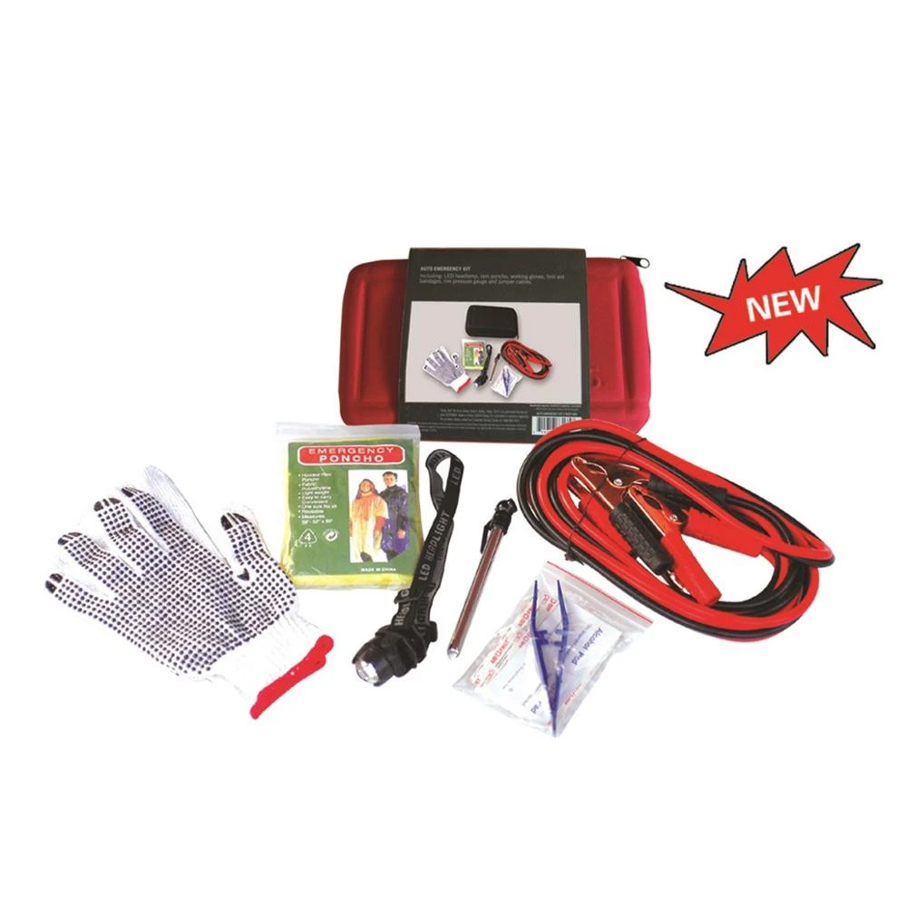 Multi-purpose car emergency kits combo with first aid kits