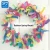 Import Multicolor Customized Artificial Felt Flowers Wall Decoration Door Wreath from China