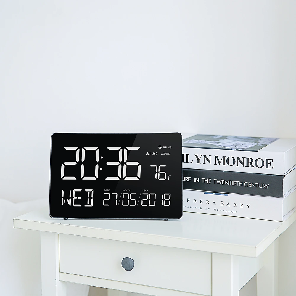 Multifunctional LED Display Digital Wall Alarm Clock For Decoration