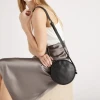 multiple colors fashion leather bag women Crossbody circle sling bag multiple pocket messenger bag phone purse